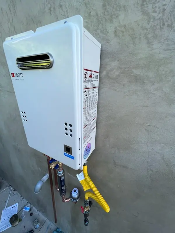 Tankless water heater installation for Mount Hope homes